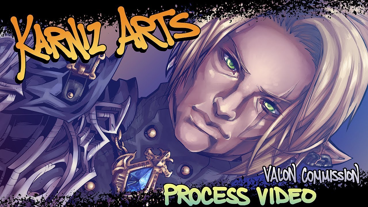 Karniz Arts: Process Video - Valon / FFXIV Commission