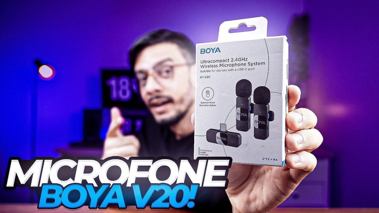 I tested the Boya BY-V20 wireless lavalier microphone