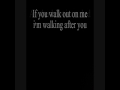 Foo Fighters - Walking After You (with lyrics) - The ...