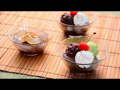 【スイーツレシピ】葛きり　kudzu starch noodles