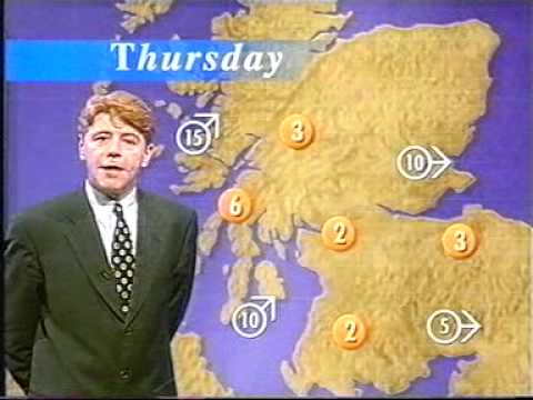 Scottish Television Weather Forecast - 22nd December 1994