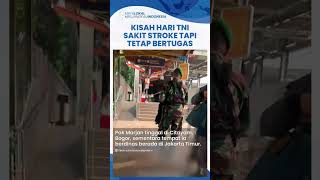 Kisah Haru TNI Sakit Stroke Jalan Terseok-seok Naik KRL demi Bertugas untuk NKRI, Ogah Pensiun Dini