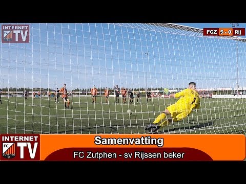 Samenvatting Beker FC Zutphen - sv Rijssen (8-0)