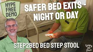 Bed Step Stool With Grab Bar for High Beds - Close Look at Step2Bed