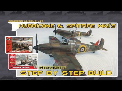 Airfix : Hurricane & Spitfire Mk.I's : 1/48 Scale Model: Rapid Video Build Episode.1