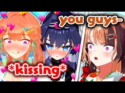 Gigi Gets Triggered When Kiara Suddenly Kisses Kronii