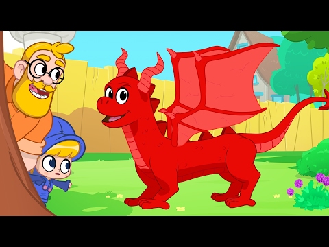 Dragon in Mila and Morphle's Back Yard! -- My Magic Pet Morphle Videos For Kids