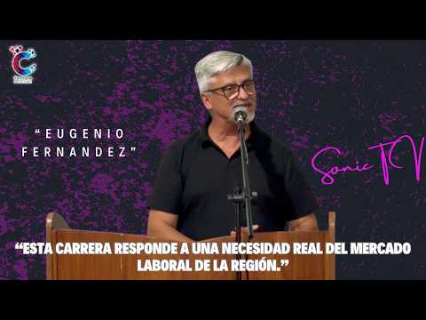 Eugenio Fernández participó del inicio de una nueva carrera en Villa Cañás