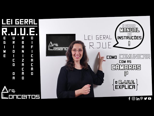 O MANUAL DE INSTRUÇÕES dos arquitetos! Queres saber como contactar com as Câmaras? O RJUE responde!