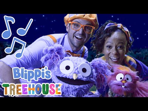 Nighttime | BLIPPI'S TREEHOUSE | Amazon Kids+ Original | Educational Songs For Kids