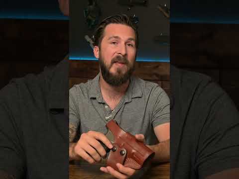 A Little Bit of Education & a Lot of Fun - Leather OWB CrossDraw Holster C128 SWAN