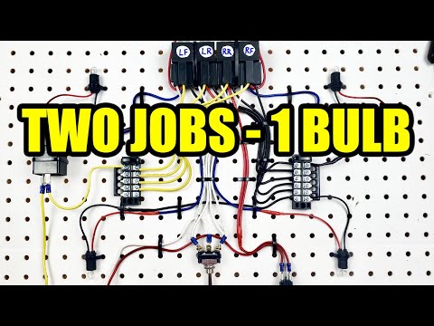 How to Wire Turn Signals AND Brake Lights into a ONE BULB | @WiringRescue