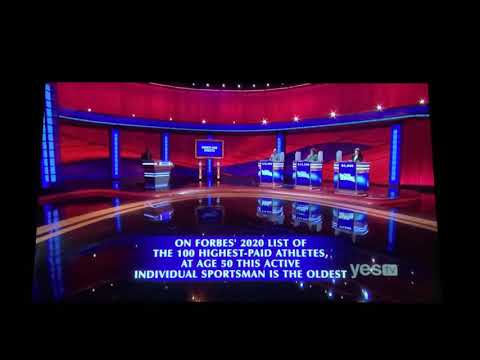 Final Jeopardy, “Highest-Paid Athletes”; lucky win???? - Sameer Gandhi Day 2 (9/25/20)