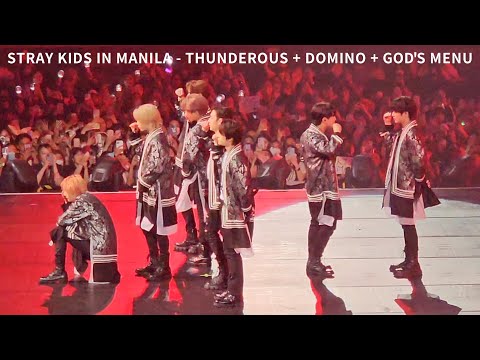 230312 STRAY KIDS IN MANILA - THUNDEROUS + DOMINO + GOD'S MENU