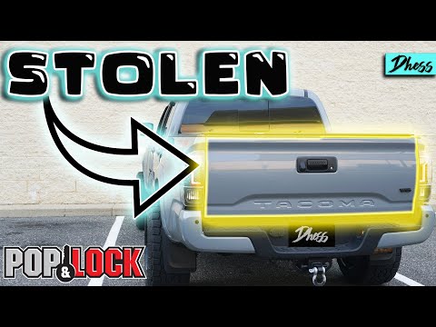 Tacoma Tailgate Lock | Pop and Lock Tailgate Defender