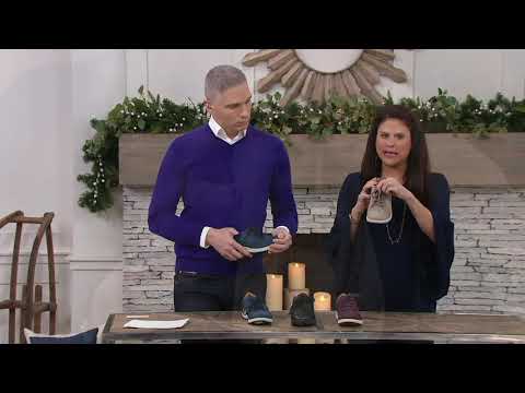 Clarks UnStructured Leather Lace-Up Sneakers - Un.Adorn Lace on QVC