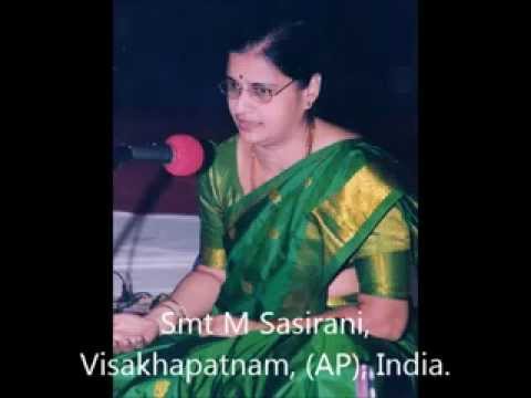 Mari Vere Dhikkevarayya - Carnatic Classical Music - Vocal by Smt. M Sasirani