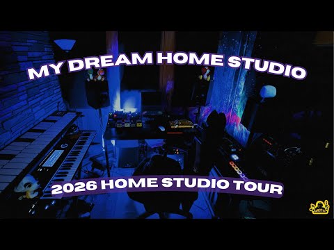 I Finally Have My DREAM Home Studio! - 2026 Studio Tour