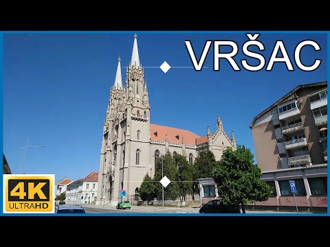 [4K] Vršac - Serbia🇷🇸Walking Tour - City Centre