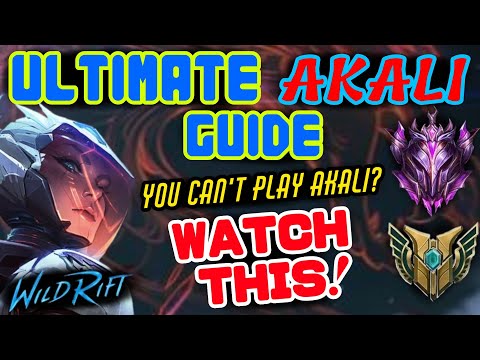 Wild Rift Akali Guide | Items Build Combo Runes  ( + VOICE)  #guide #build