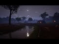 Harvested Wheat Field Ambience Wind Through The Grass Crickets Distant Frog Sounds