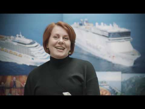 Katarina Venturini na križarjenju...