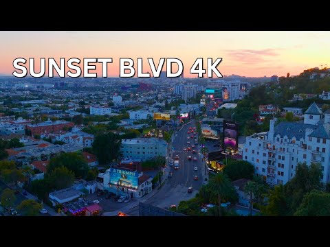 Driving on Sunset Boulevard from West Hollywood to Malibu - Los Angeles (4K/60FPS)