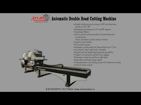 Aluminium And UPVC Double Head Cutting Machine