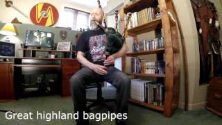 3 Types of Scottish Bagpipes