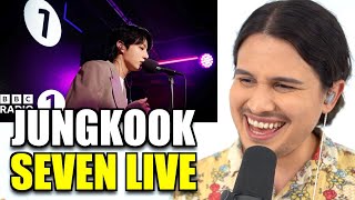 Vocal Coach Reacts to Jungkook - Seven (LIVE) ll BBC Live Lounge