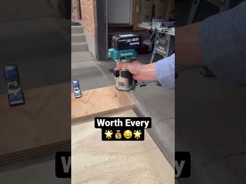 Makita Cordless Router Test Run 😎
