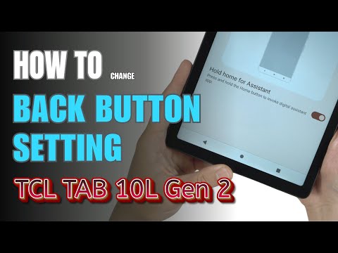 How to enable Back button setting on TCL TAB 10L Gen 2