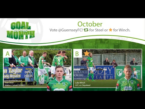 Guernsey FC's Goal of the Month - October