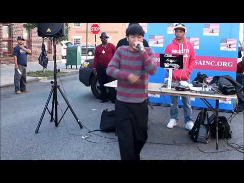 Rapper Billy Conahan Performing Live @ The Devil Dog USA Incorporated Block Party 2014