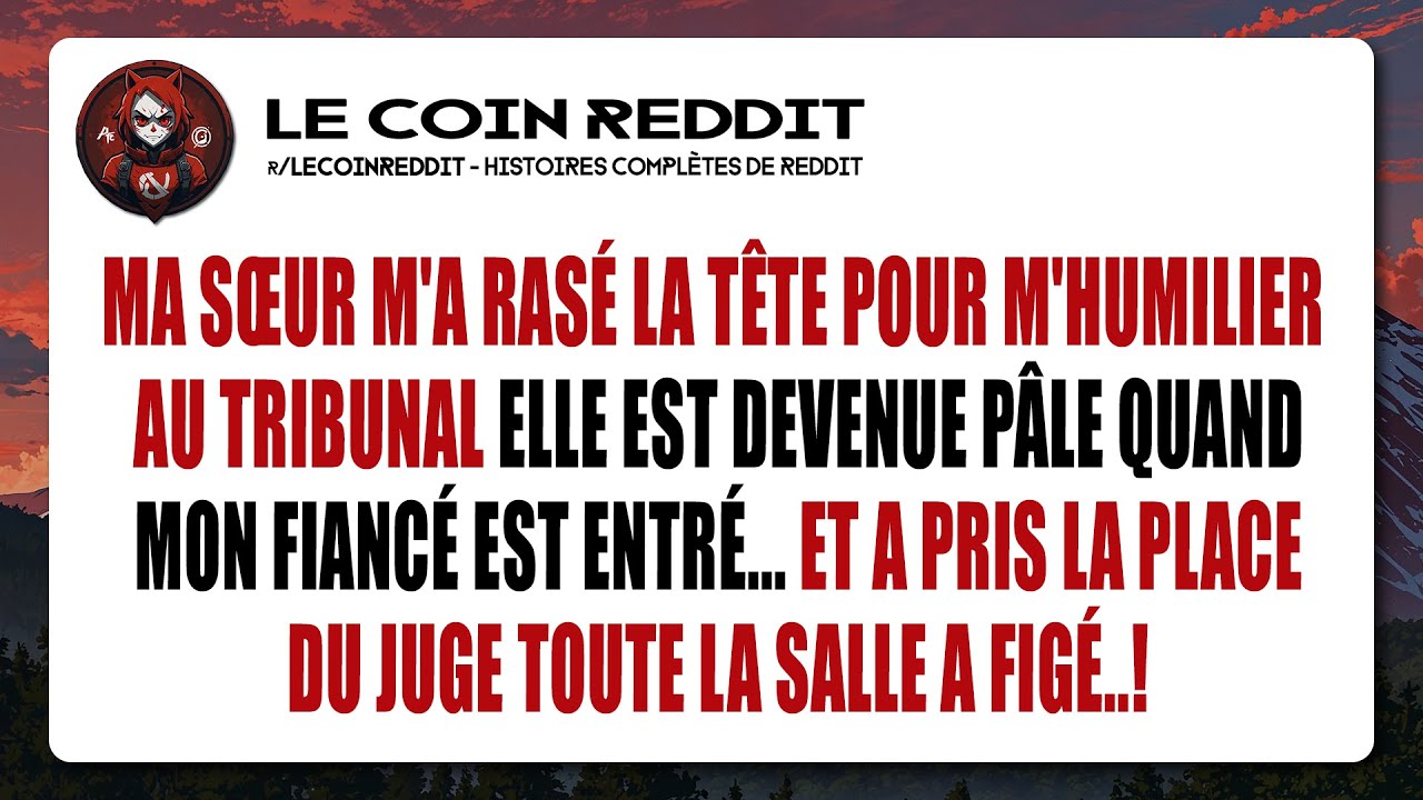 Ma sœur m'a rasé la tête pour me faire honte au tribunal — Elle est devenue pâle quand mon fiancé...