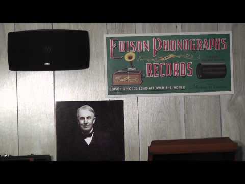 Edison blue amberol #2147 "On The Banks of The Wabash" by Archibald & Chorus