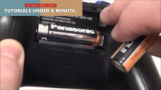 How to CHANGE the Batteries on your Xbox One Controller