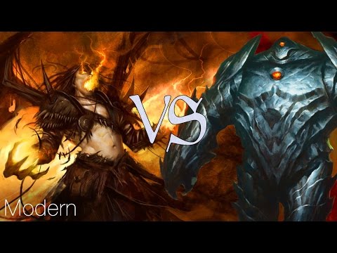MtG Modern Gameplay - Enduring Dragon VS Madcap Scapeshift