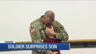 Soldier Surprises Son At Taekwondo Practice