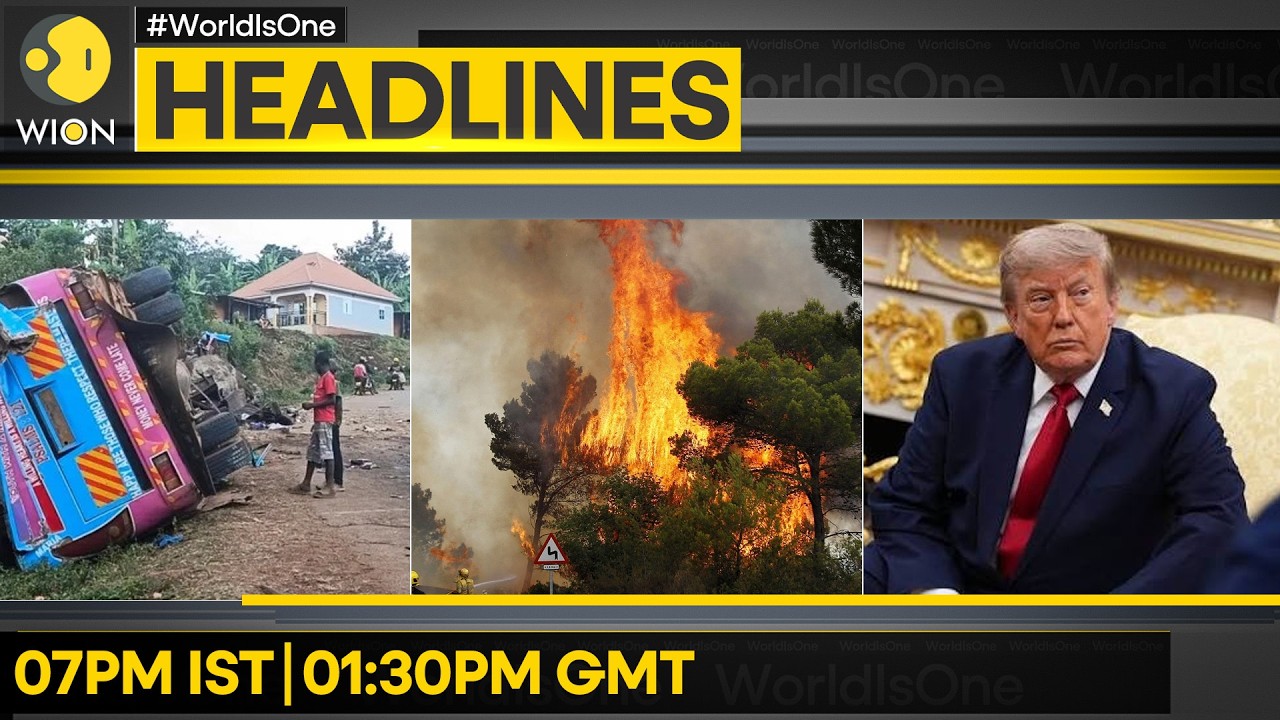 Lebanon-US Talks | Ukraine Drone Attack | Spain Wildfire | Uganda Crash | National Film Awards