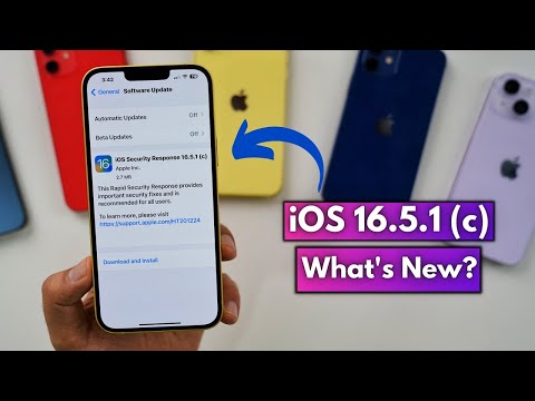 Trên tay bản cập nhật bảo mật phản hồi nhanh iOS 16.5.1 (c) #shorts