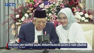 Download lagu Presiden Jokowi dan Wapres Maruf Amin Bersilatulahmi Lebaran Lewat Video Call mp3