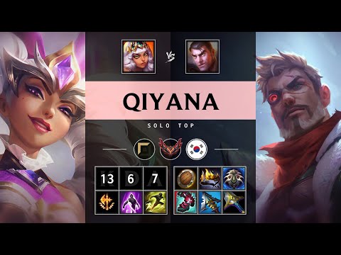 Qiyana Top vs Jayce - KR Grandmaster Patch 25.10