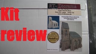 Kit review: RT-Diorama "large church ruin" in 1/35 scale