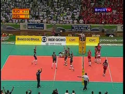 1º/2º SETS FINAL SUPERLIGA 2008/2009 - REXONA 3 X 2 FINASA