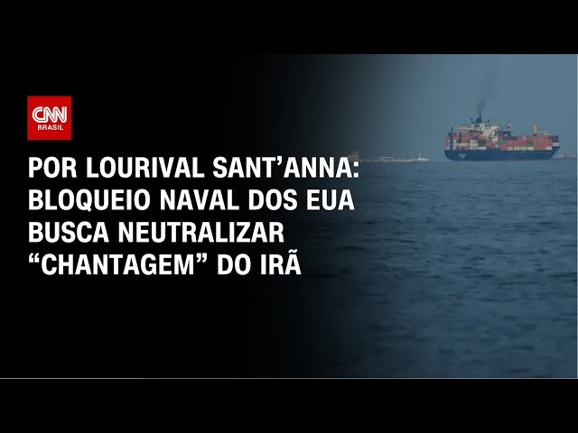 Análise: Bloqueio naval dos EUA busca neutralizar “chantagem” do Irã | CNN PRIME TIME