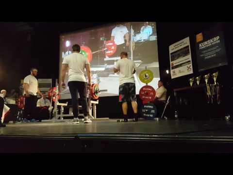 Eddie Berglund world record attempt benchpress 200,5 kg