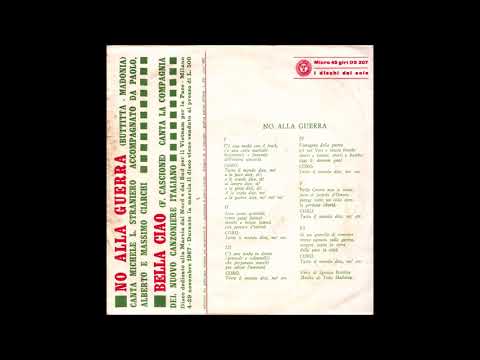 No alla guerra (Michele L.  Straniero)