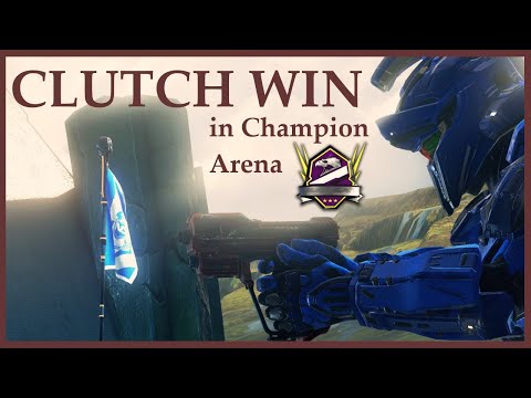 CLUTCH 3v4 WIN in Halo 5! Champion Arena Gameplay