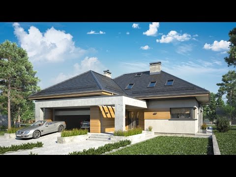 Projekt domu CABERNET Pracownia Projektowa Studio Atrium